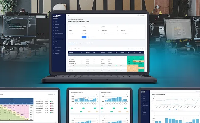 Dashboard Kualitas Portfolio Kredit case study