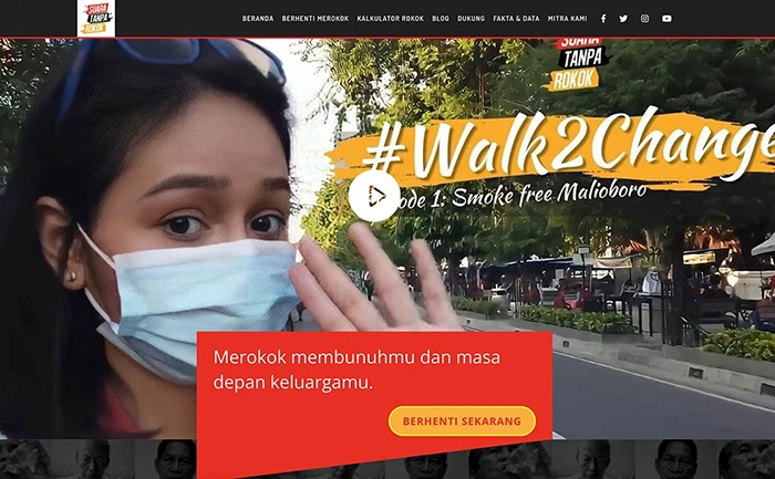 SuaraTanpaRokok.com case study